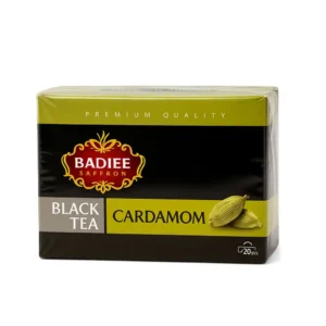 Badiee Cardamom Black Tea 20 Tea Bags – چای سیاه کیسهای هل دار بدیعی ۲۰ عددی
